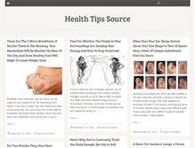 Tablet Screenshot of healthtipssource.com